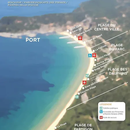 Apartmán T3 Neuf Bord De Cavalaire-sur-Mer